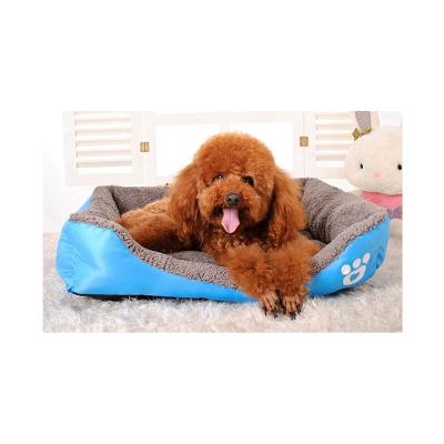 China High Quality Luxury Multicolor Pet Waterproof Sofa For Dogs And Cats,Oxford Waterproof Breathable Fleece pp Cotton Square Warm Winter Dog for sale