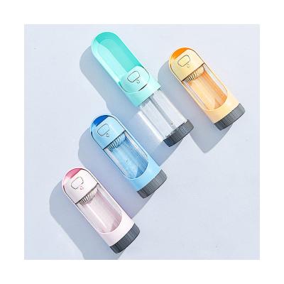 China Automatic Leak Proof Food Grade BPA Dog Portable Water Bottle Cat Travel Drink Cup Dispenser for Pets Outdoor Walking for sale