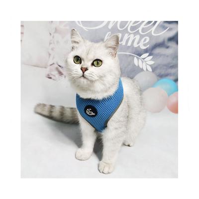 China Product Supply Air Mesh Breathable Fashion Pet Leashes Reflective Dog Harness for sale