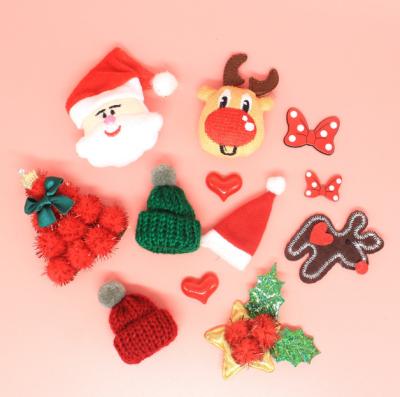 China TRENDY Santa Claus Reindeer Christmas Tree Hat Fashion Accessories Making DIY Jewelry Accessories for sale