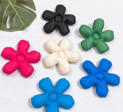 China 3D Fashion Personality Corsage DIY Accessories Filled Cotton Five Leaf Flower Decoration Clothing Patches for sale