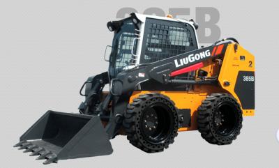 China Elektrisch warm kleine 3 ton kleine skid steer loader 385B Te koop