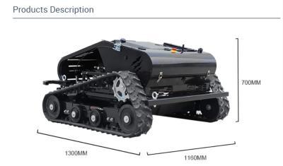 China 23hp Gasoline Engine Remote Control Lawn Mower Grass Cutter Power 1800W for sale