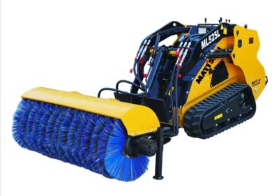 China Skid Steer Loader Rotary Broom Sweeper Crawler Practical Backward Sweeper for sale