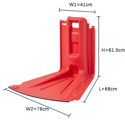 China ABS noodreddingsapparatuur overstromingsbescherming PVC-waterschot Te koop