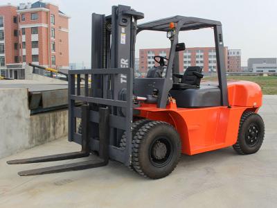 China 7T Diesel Forklift Truck ISUZU 6BG1-02 Engine Diesel Off-Road Forklift Hydraulic Forklift for sale