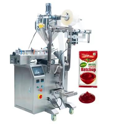 China Automatic Liquid Sauce Pouch Packaging Machine Tomato Paste Packing Machine Sachet Filling Machine zu verkaufen