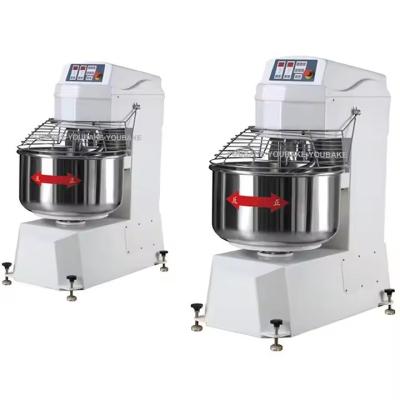 China 10L 20L 30L 40L 50L 60L 80L Vertical Dough Mixer With Stainless Steel Casing And Adjustable Speed Panel for sale