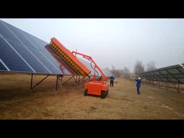 A22 Solar Cleaning Machine Remote Operation, No Water Cleaning Robot