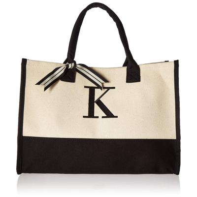 China Fashionable Custom Made Simple Grocery Durable Logo Printing Laminated Canvas Cotton Bridesmaid Gift Tote Bag for sale