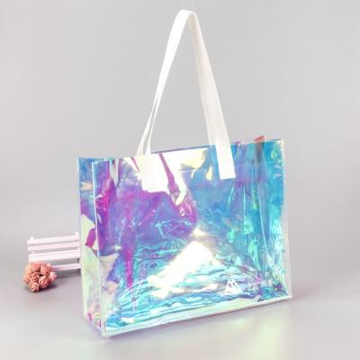 China Durable Custom Laser PVC Tote Bag Symphony Bag for sale