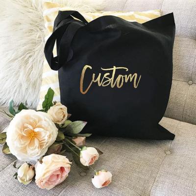 China Custom Handled Tote Bags - Personalized Tote Bags for Bridesmaid Tote Bag Canvas Tote Maid of Honor Tote Bag Wedding Tote Bag for sale