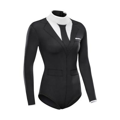 China Promotion Antibacterial Custom Waterproof Ladies 3mm Wetsuits Ladies Short Diving Surfing Wetsuit for sale