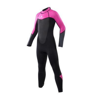 China 3mm long sleeves neoprene wetsuit junior scuba diving suit vapor wetsuit antibacterial surf suit for sale