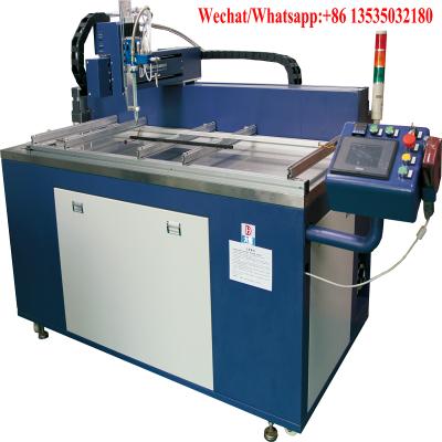 China Advertising Small Modules Automatic Glue Machine Hot Melt Glue Dispenser for sale