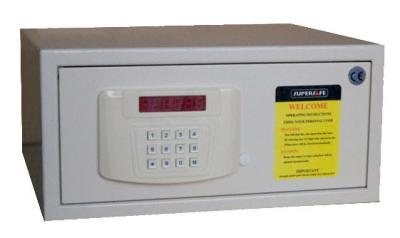 China A1 Security Level Modern Electronic LED Display Hotel Room Safe Wd35 H200*W420*D370mm for sale