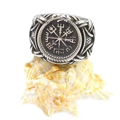 China HorizonLatest Design Vintage Biker Ring Charm Mens Jewelry Accessories Stainless Steel TRENDY Ring for sale