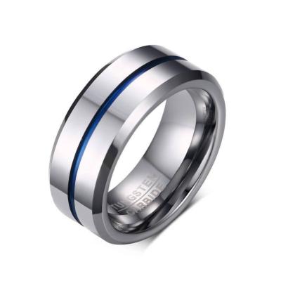 China HorizonFashion TRENDY Silver Ring Jewelry Custom Stainless Steel Rings for sale