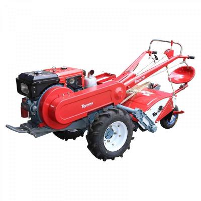 China Cultivates popular 2021 20HP hand walking agricultural machinery micro tractor trator / motocultor for sale