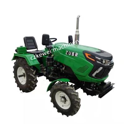 China Farms Belt Drive 2WD 15 HP Four Wheels Mini Farm Tractor mini tractor micro diesel mototractor trator for sale