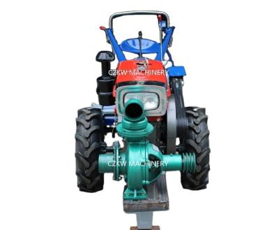 China Farms tractor changfa hand tractor competitive price 15hp micro walking tractor for sale Tiller with water pump for sale