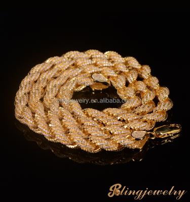 China Hot Sale Hip Hop Jewelry Chain Necklace Hip Hop Rope Chain for sale