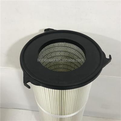 China Cartucho de filtro de polvo colector Alta eficiencia 99,5% 0,5 μm Porosidad en venta