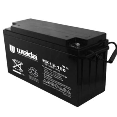 China Home Appliances Wholesale Custom Large Density HX12-150 Series Energy Storage Battery 12v150AH Lead Acid Batteries for sale