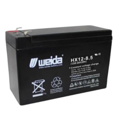 China Home Appliances Wholesale Medium Density 12V8.5AH Series Energy Storage Power Supply HX12-8.5 Lead Acid Batteries for sale