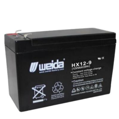 China Home Appliances Wholesale Medium Density 12V9AH HX12-9 Series Energy Storage Power Supply Lead Acid Batteries for sale