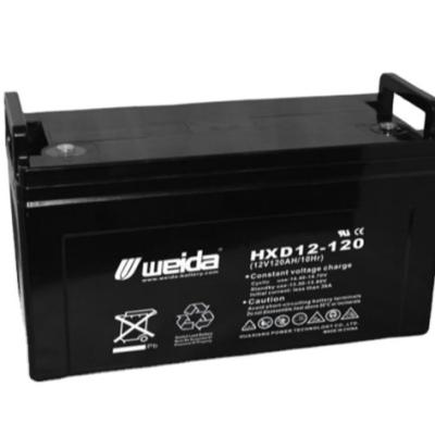 China Home appliance factory wholesale 12V120ah energy storage battery HXD12-120 deep cycle lead acid batteries for sale