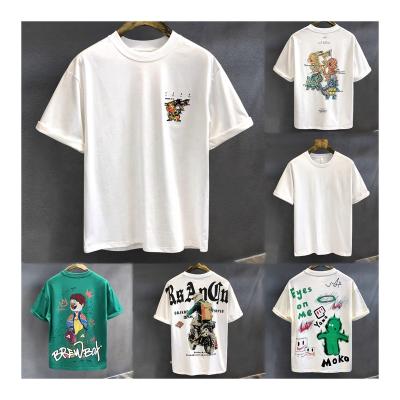 China QUICK DRY custom 100%cotton graphic tshirt printing custom brand Men's T-Shirts for sale