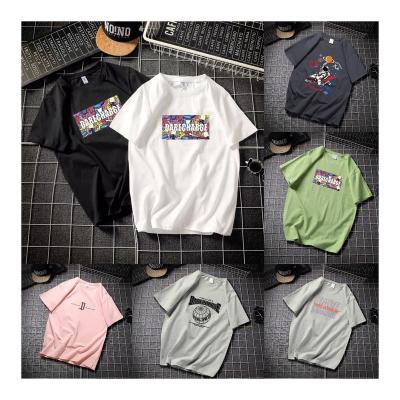 China QUICK DRY High Quality 100% Cotton Blank Embroidery Heavy weight t shirt DTG printing custom Men's O-neck T-shirts for sale