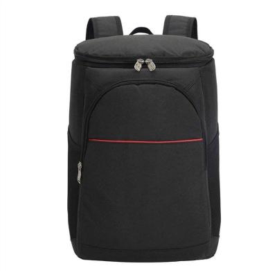 China 2022 New Product Waterproof Ideas Black Thermal Backpack For Food Cooler Custom Bag for sale