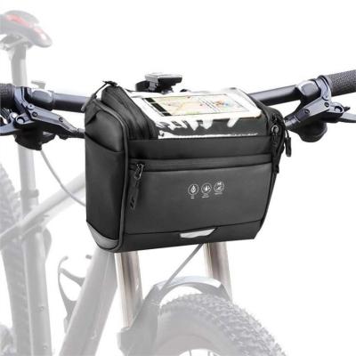 China Gears Waterproof Durable Transparent Mountain Cycle Pocket Map GPS Accessories Bicycle Phone Recycling Bag for sale