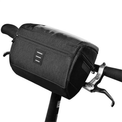 China Bicycle Handlebar Front Accessories Ultralight Waterproof Durable Custom Bike Handlebar Phone Bag for sale