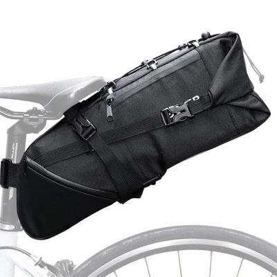 China Custom Waterproof Durable Waterproof Frame Large Pocket Saddle Bicycle Accessories Bike Seat Cargo Recycling Bag for sale