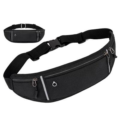 China New Product Water Proof Custom Waist Bag Nylon Sport Running Belt Fanny Pack for sale