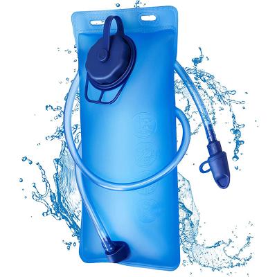 China Outdoor Sports Travel Bag Sports Drinking Bottle For Backpack PEVA Blue Water Tank BPA Free Leakage Water Resistant 2L Bladder for sale