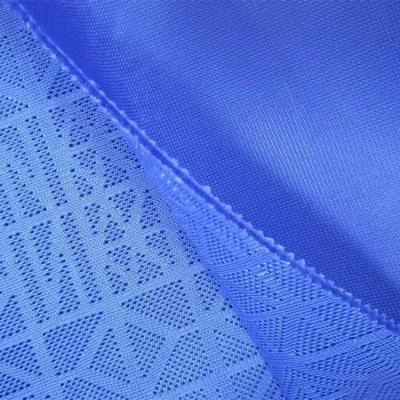 China Fluorescent Style And Jacquard Warp Knit Plain Dyed Air Mesh Fabric for sale