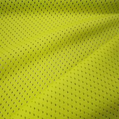 China 100% Knit Polyester Tear-Resistant Breathable Mesh Fabric For Sports Jersey for sale