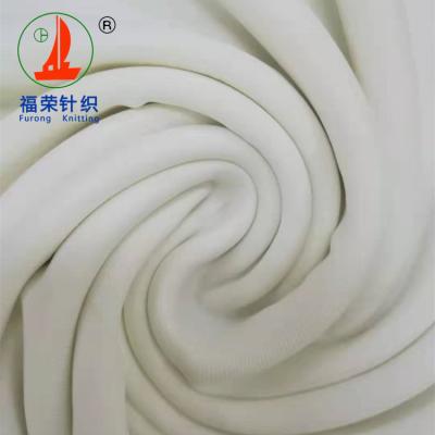 China Single Weft Knit 250gsm Polyester Spandex Interlock Jersey Fabric for sale