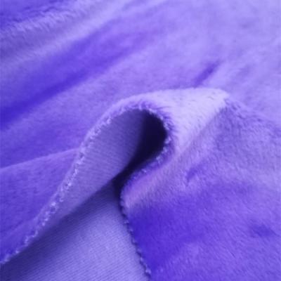 China Shrink-Resistant Polyester Plush Fabric For Toy Home Textile for sale