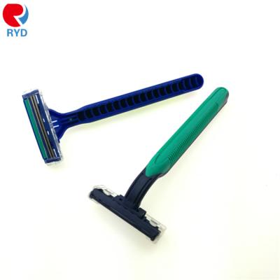 China 2018 New Hotel Twin Blades Plastic Disposable Razor Mold For Man for sale