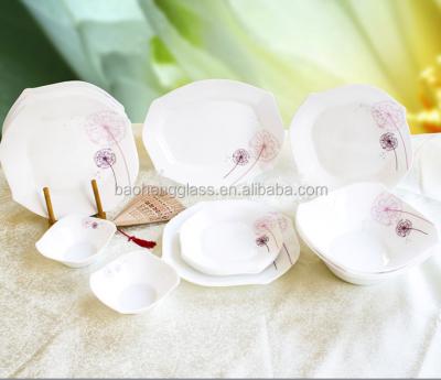 China Viable 26pcs dinner set 02 sets/glass dinner set for sale