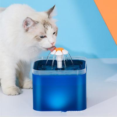 China Pet Product Wholesale Automatic USB LED Cat Water Bowl Cat Water Fountain for sale