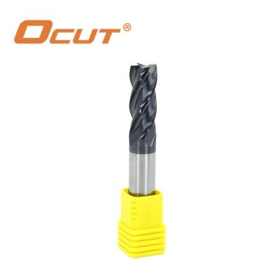 China MILLING CUTTER HRC45 HRC50 HRC55 Solid Carbide End Mill Cutter Toold 4F End Mill Cutter 6mm 8mm for sale