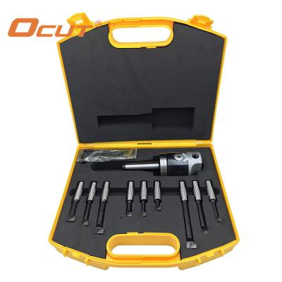 China 2inch Boring Tool Kit F1 Precision Boring Head with MT2 MT3 MT4 MT5 Shanks with F1 2inch Boring Bar Set 9pcs for sale