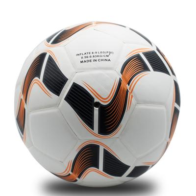 China Soccer Ball Eco - Friendly Material Thermal Bonded Football PVC Indoor Outdoor Football for sale