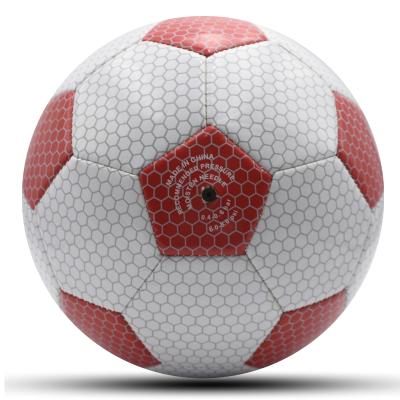 China Team Sporting Games PVC Material Stitched Soccer Ball Fotbal For Training / Game for sale